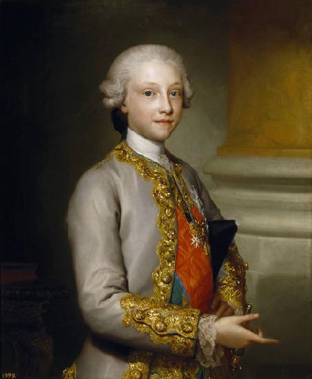 Anton Raphael Mengs Portrait of the Infante Gabriel of Spain oil painting image